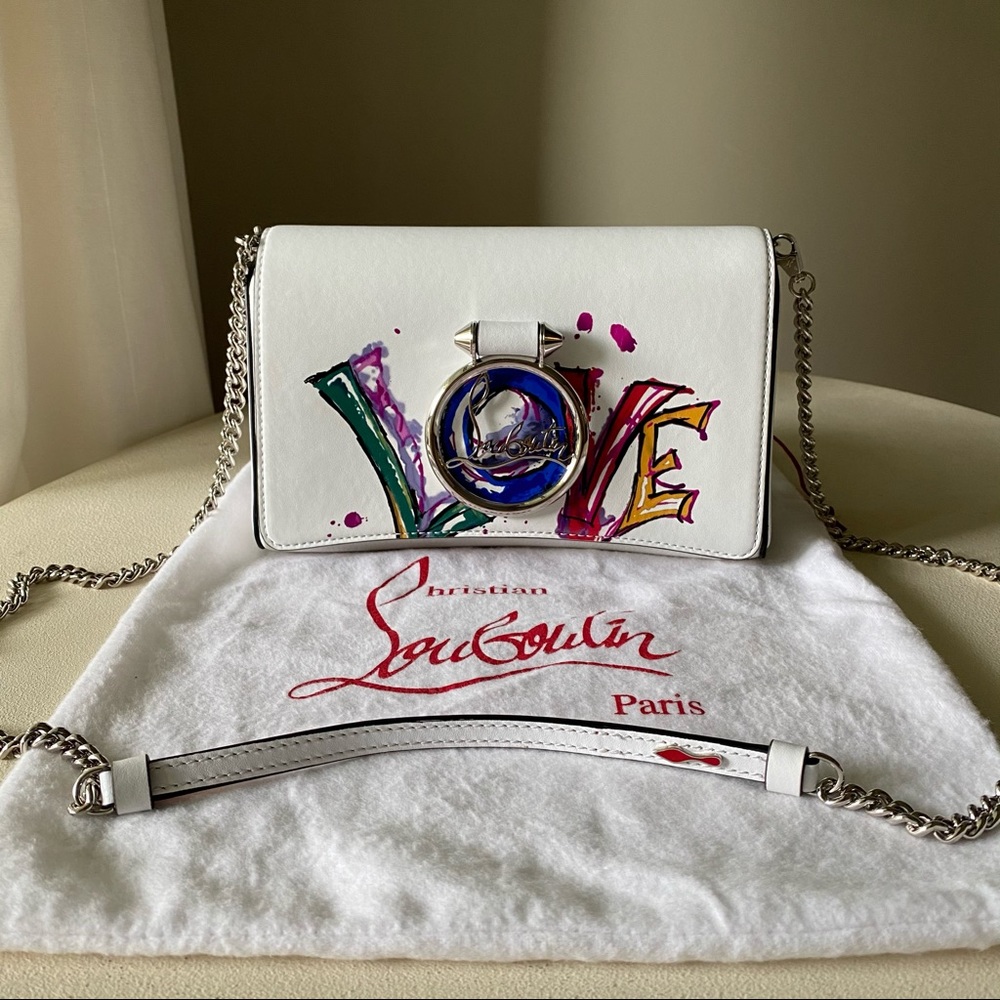 Christian Louboutin Rubylou Love Clutch/Crossbody